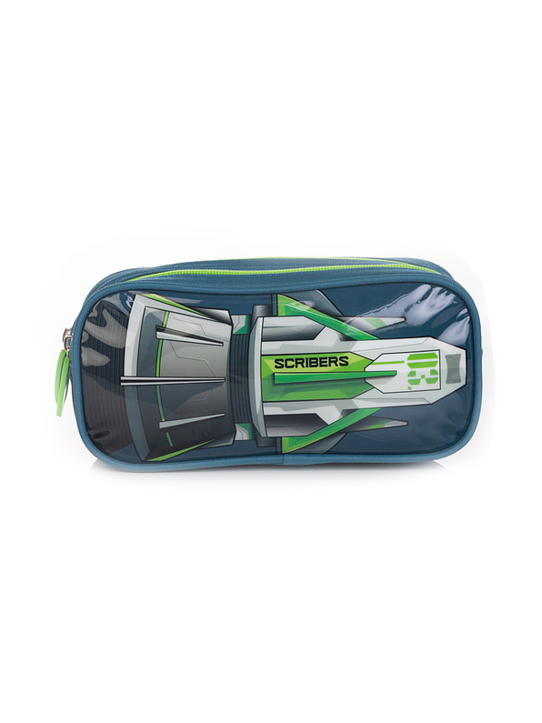 Cartuchera Scribe Kids Cohete Verde  1