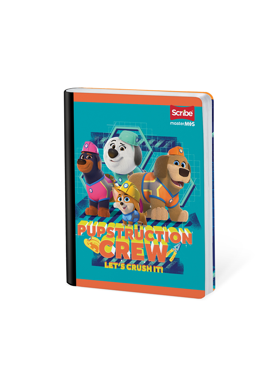 Cuaderno Cosido Pupstruction 100 Hojas Líneas 3