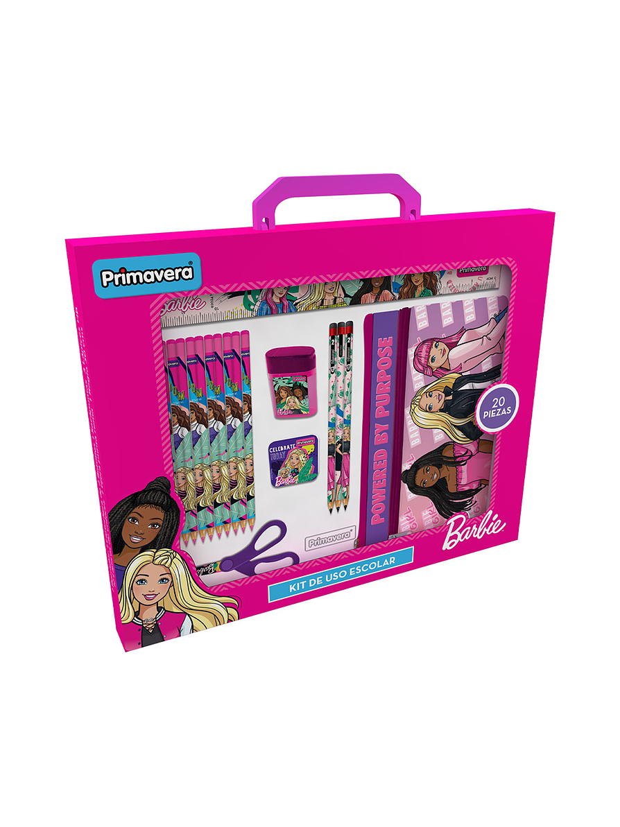 Set Escolar Primavera Barbie 1