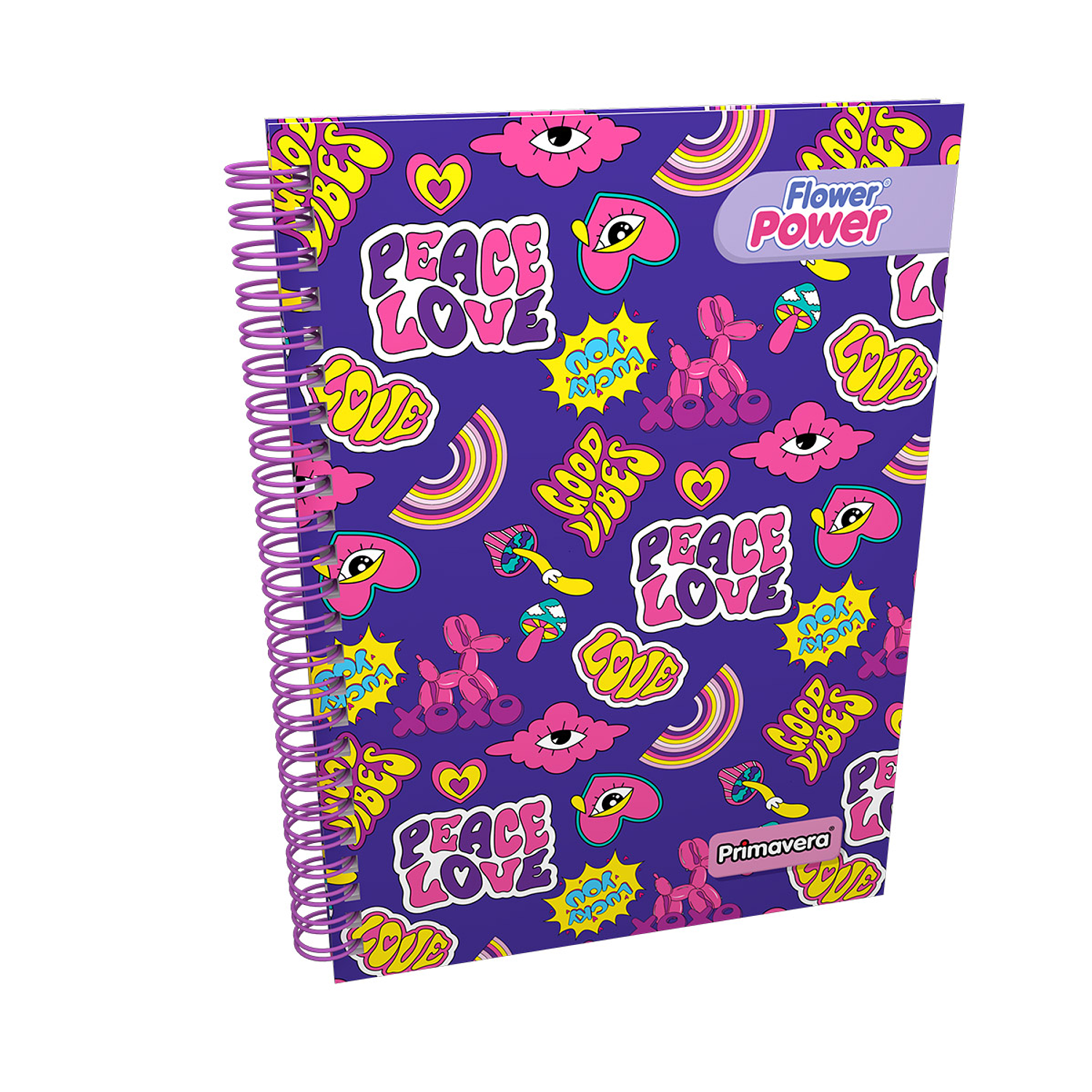 Cuaderno Argollado  Primavera  Pasta Dura Mujer Cuadros  3