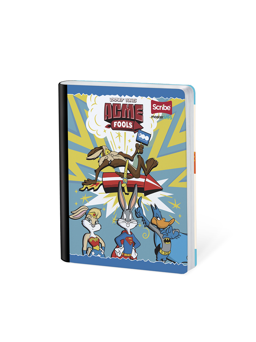Cuaderno Cosido Looney Tunes 50 Hojas Lineas 4