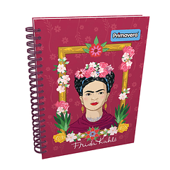 Cuaderno Primavera Argollado 5 Materias Femenino