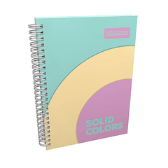 Cuaderno Primavera Multimatería Catedrático 7 Materias Solid Colors Mujer