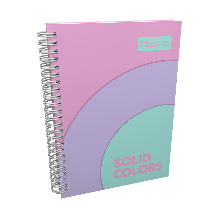Cuaderno Primavera Multimatería Catedrático 7 Materias Solid Colors Mujer 3