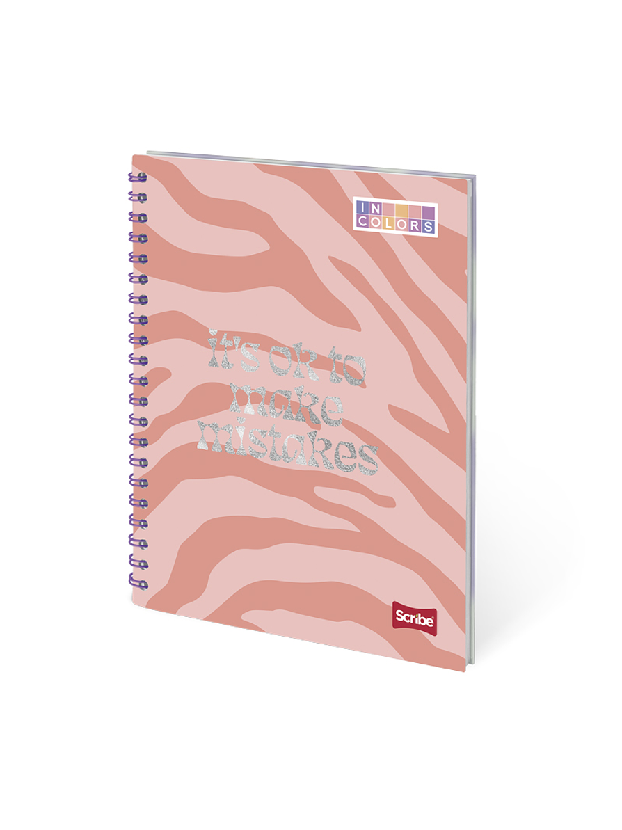 Cuaderno Catedrático Pasta Dura Incolors 80 Hojas Cuadros Mujer 3
