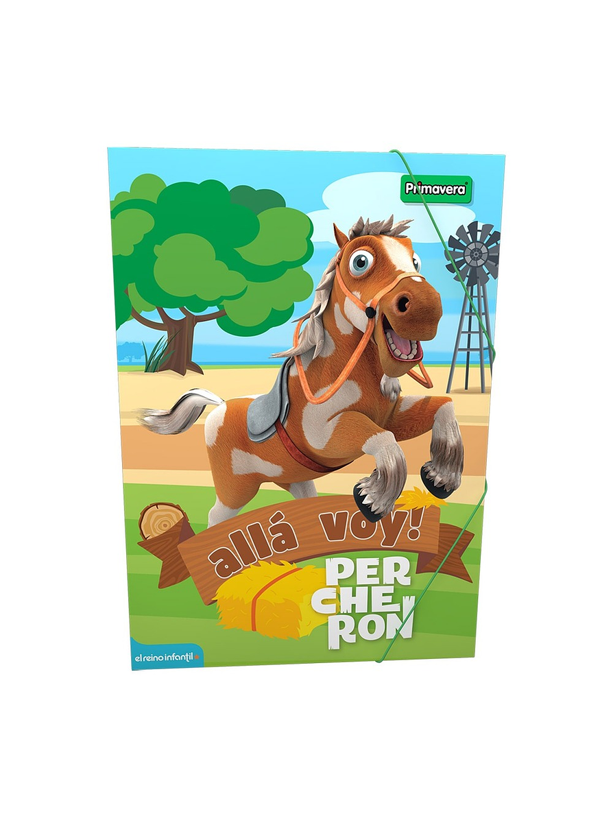 Carpeta Primavera Plástica Con Liga Niño 2