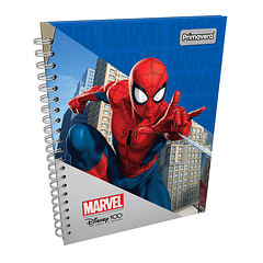 Cuaderno Catedrático Primavera Disney 100 Hombre 80 Hojas Lineas