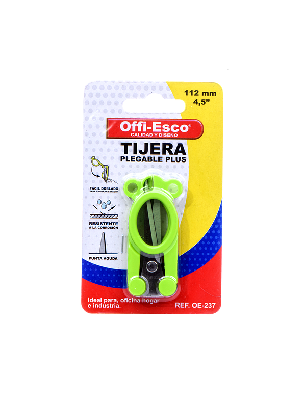 Tijera Plegable Offi-Esco Plus OE-237  1