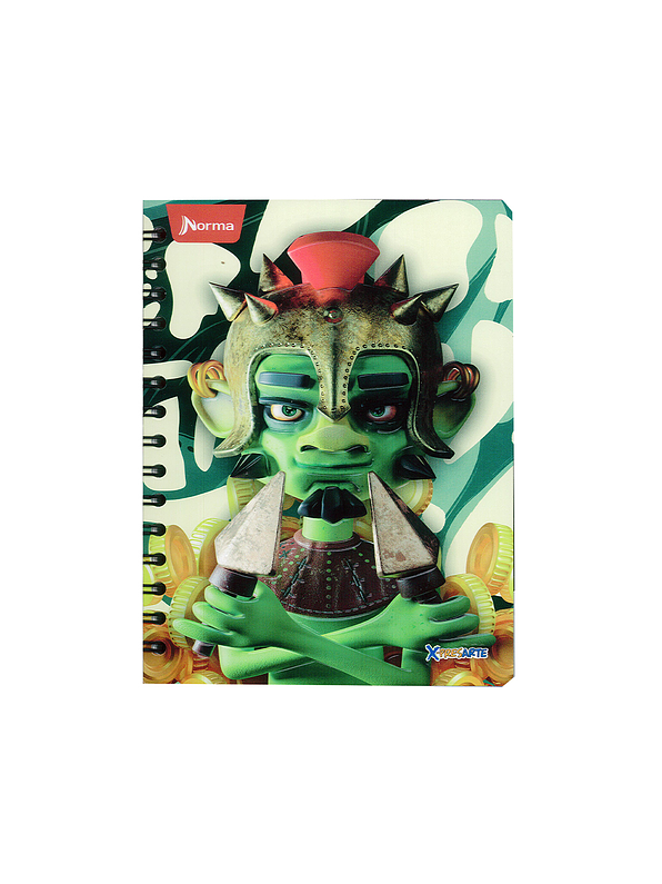 Cuaderno Argollado X-Presarte 80 Hojas Cuadros Masculino 1