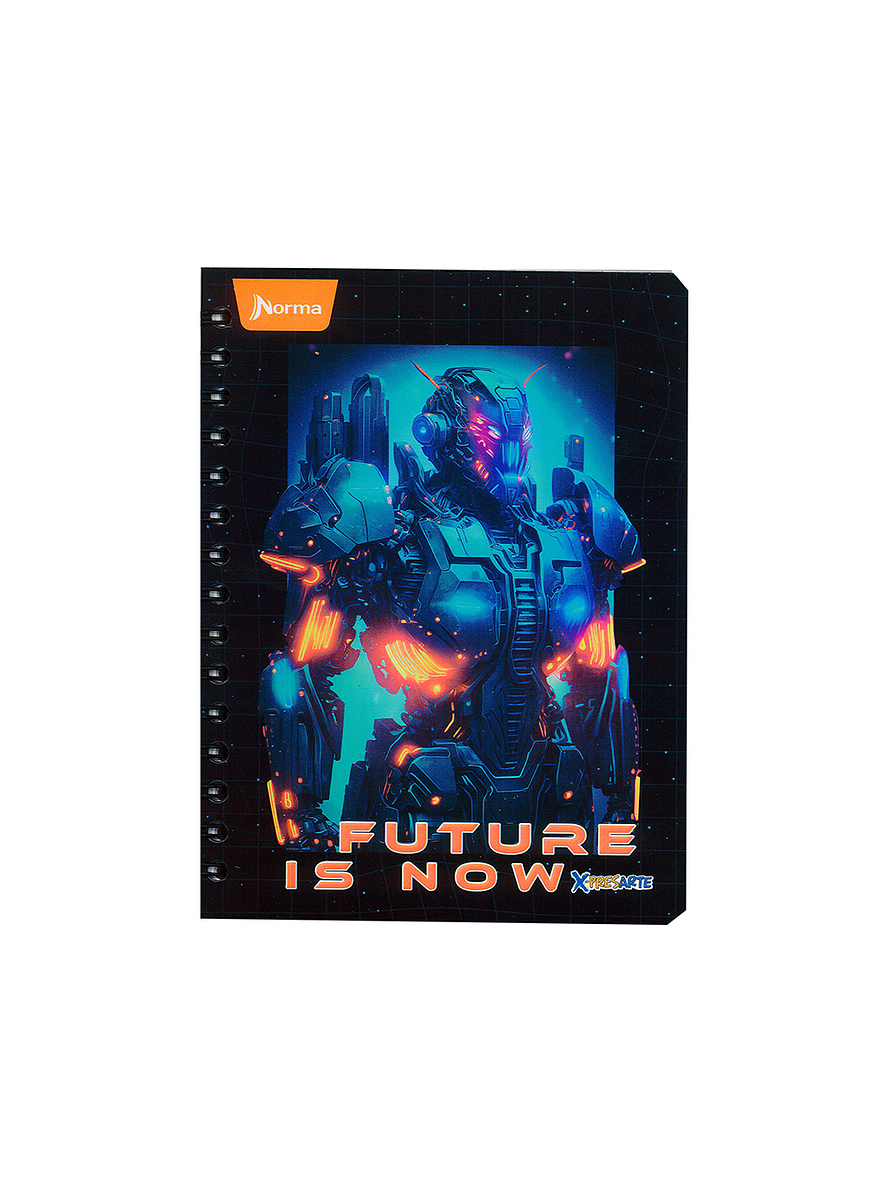 Cuaderno Argollado X-Presarte 80 Hojas Cuadros Masculino 12