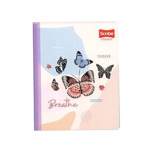 Cuaderno Cosido Femenino Master 100 Hojas Líneas 