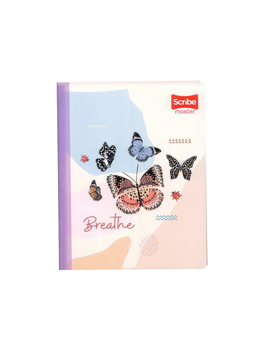 Cuaderno Cosido Femenino Master 100 Hojas Líneas  1