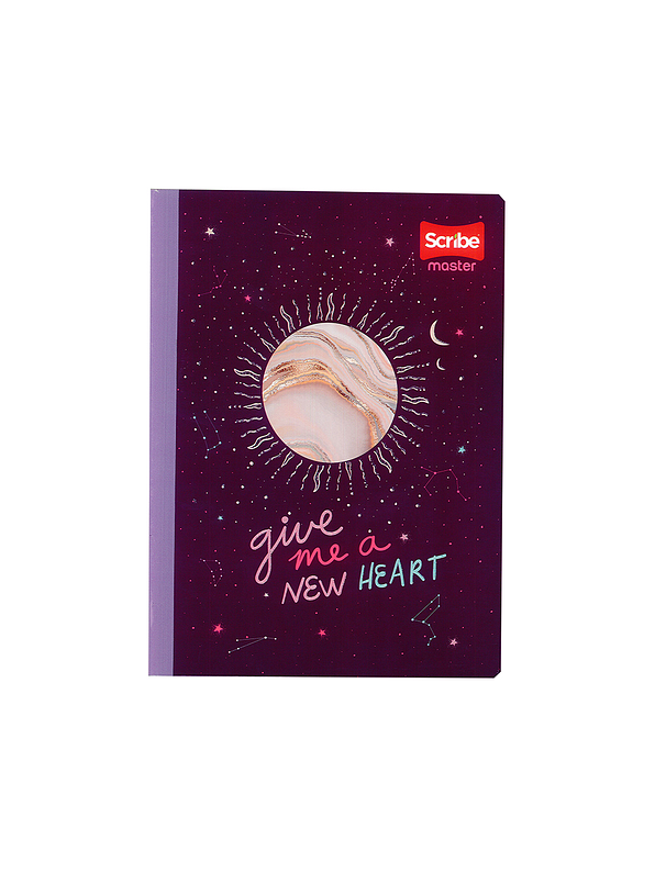 Cuaderno Cosido Femenino Master 100 Hojas Líneas  4