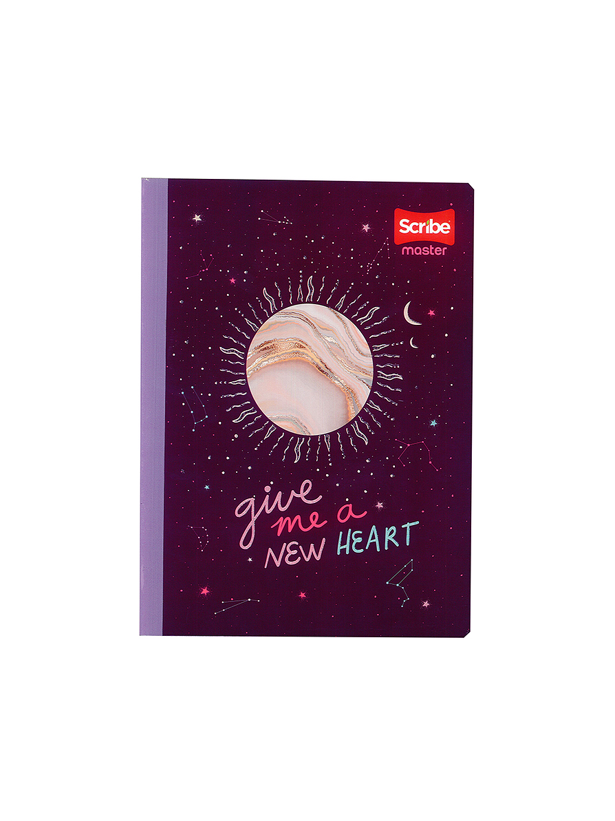 Cuaderno Cosido Femenino Master 100 Hojas Líneas  4