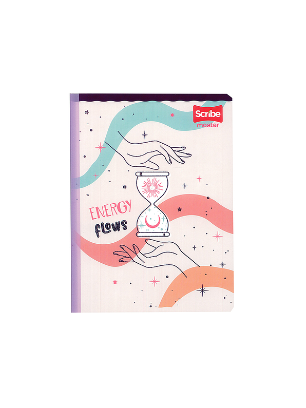 Cuaderno Cosido Femenino Master 100 Hojas Líneas  6