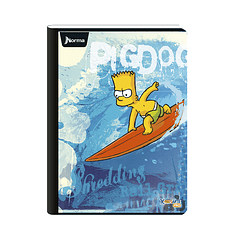 Cuaderno Cosido Norma X-Presarte Simpsons 50 Hojas Cuadros