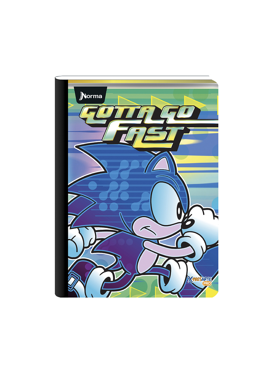 Cuaderno Cosido Norma X-Presarte Sonic 100 Hojas Lineas 5