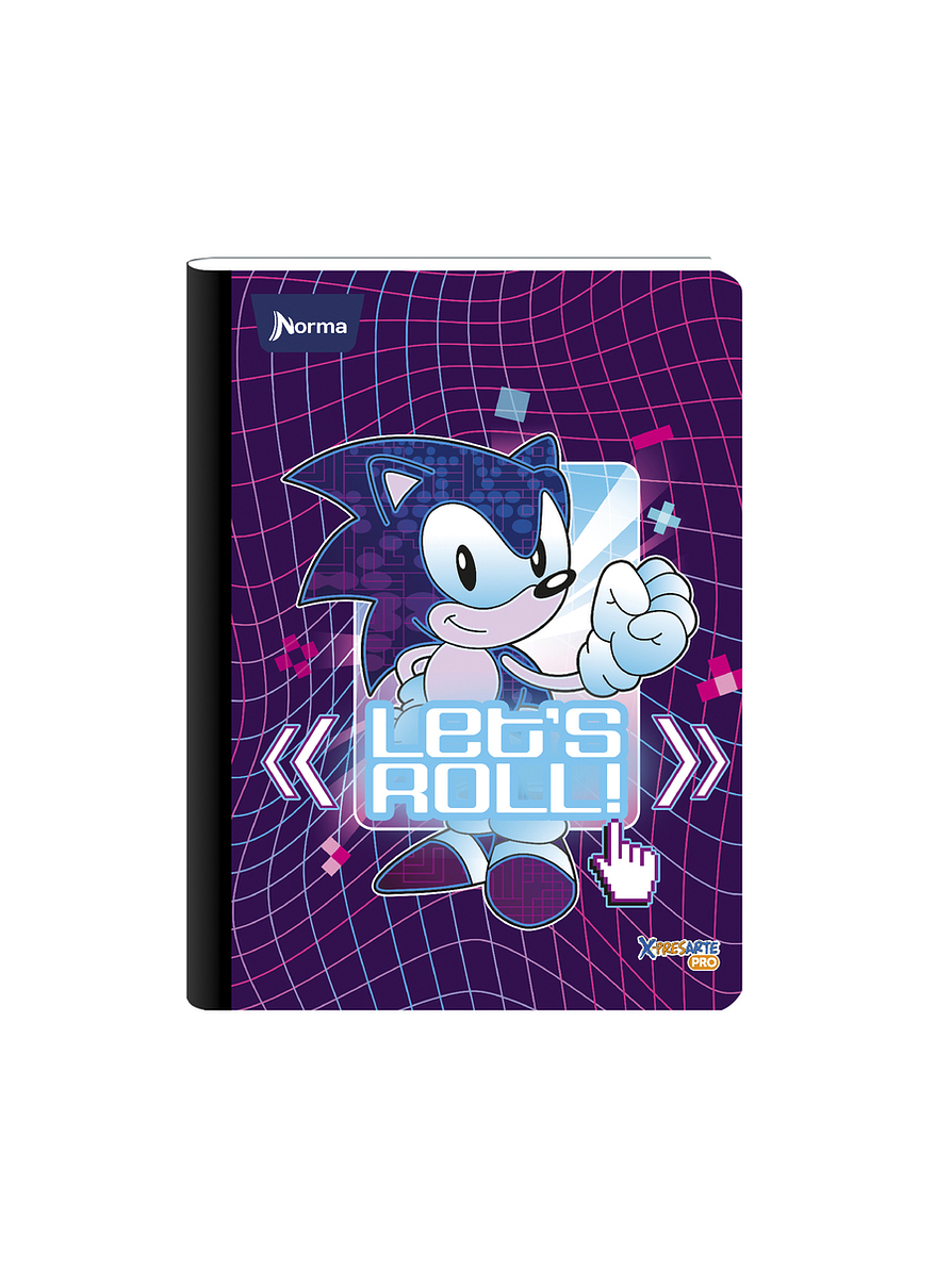 Cuaderno Cosido Norma X-Presarte Sonic 100 Hojas Lineas 2