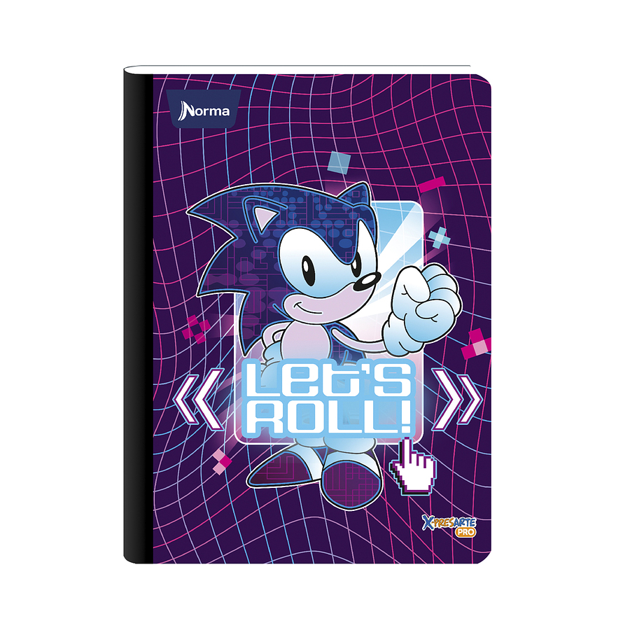 Cuaderno Cosido Norma X-Presarte Sonic 100 Hojas Lineas 2