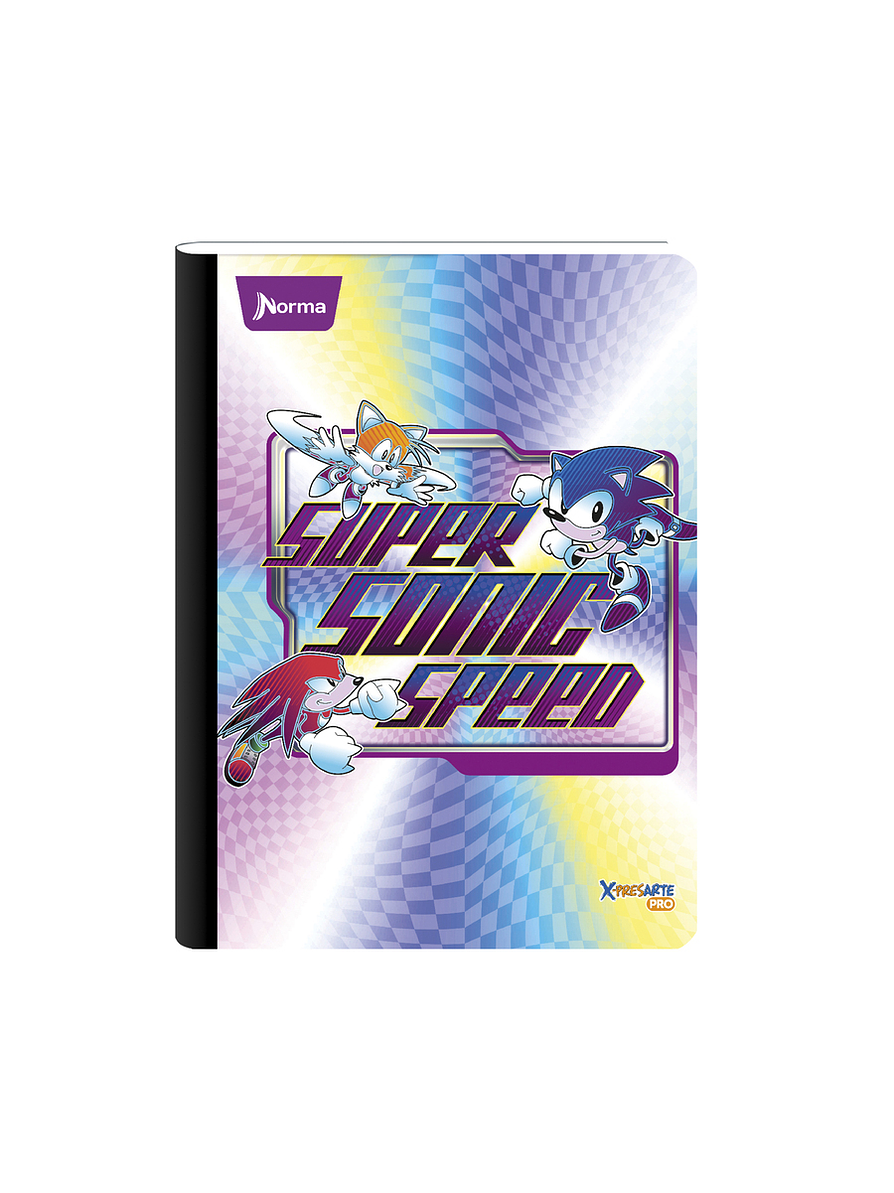 Cuaderno Cosido Norma X-Presarte Sonic 100 Hojas Lineas 4
