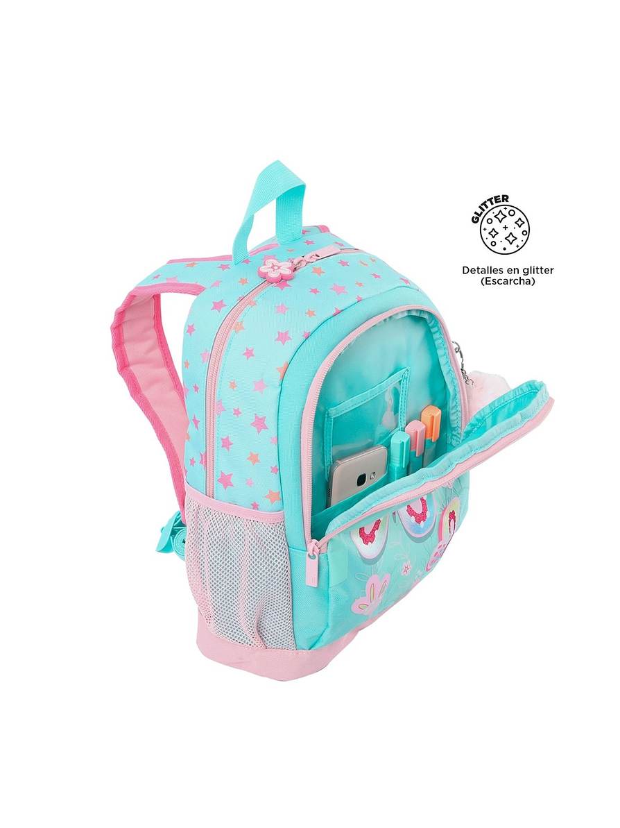 Morral Totto Para Niña Dancing Rabbit M Azul 5