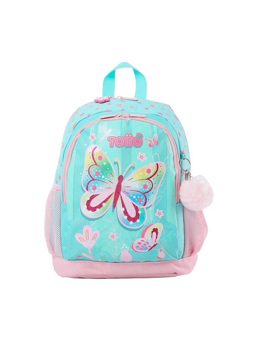 Morral Totto Para Niña Dancing Rabbit M Azul 1