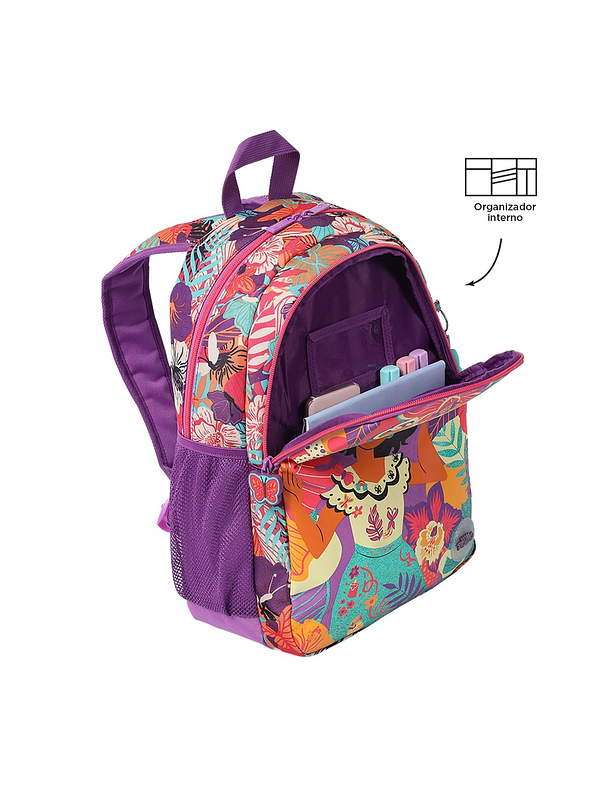 Morral Totto Para Niña Encanto Paradise M Morado 5