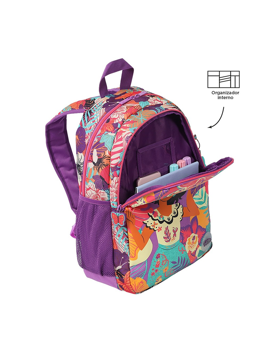 Morral Totto Para Niña Encanto Paradise M Morado 5