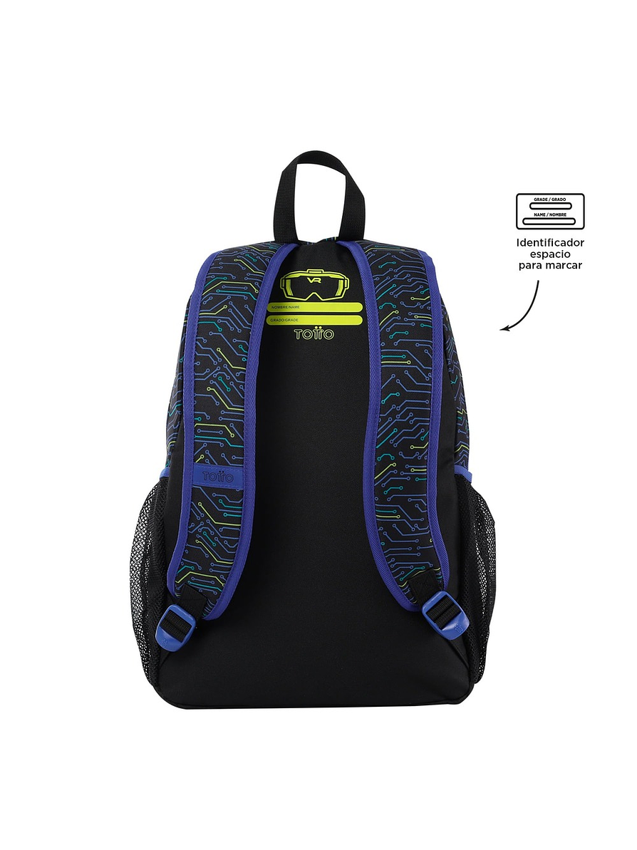 Morral Totto Para Niño Mettaverse L Negro 5