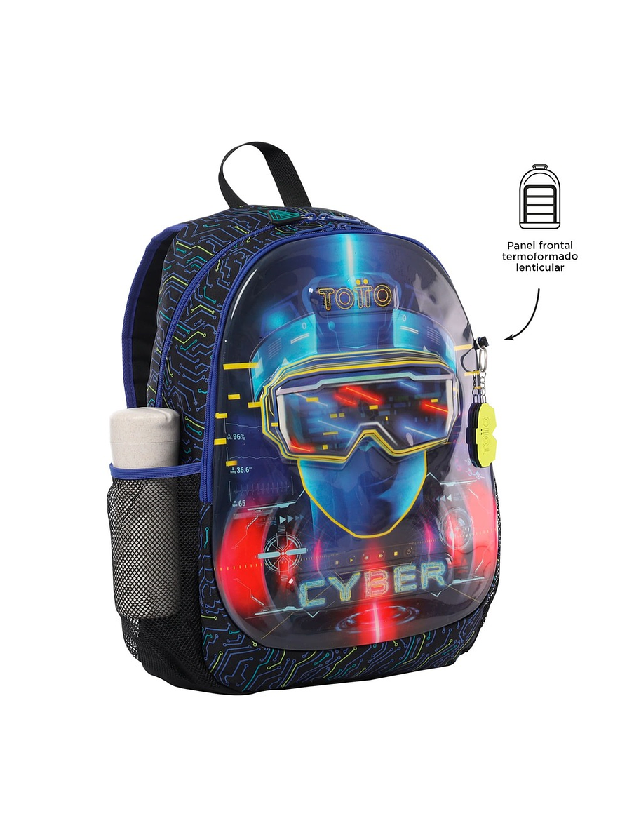 Morral Totto Para Niño Mettaverse L Negro 2