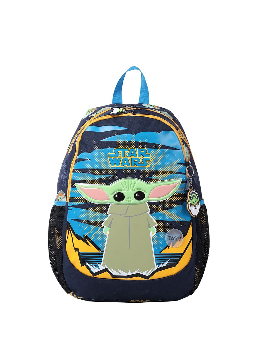 Morral Totto Para Niño Grogu L Azul 1
