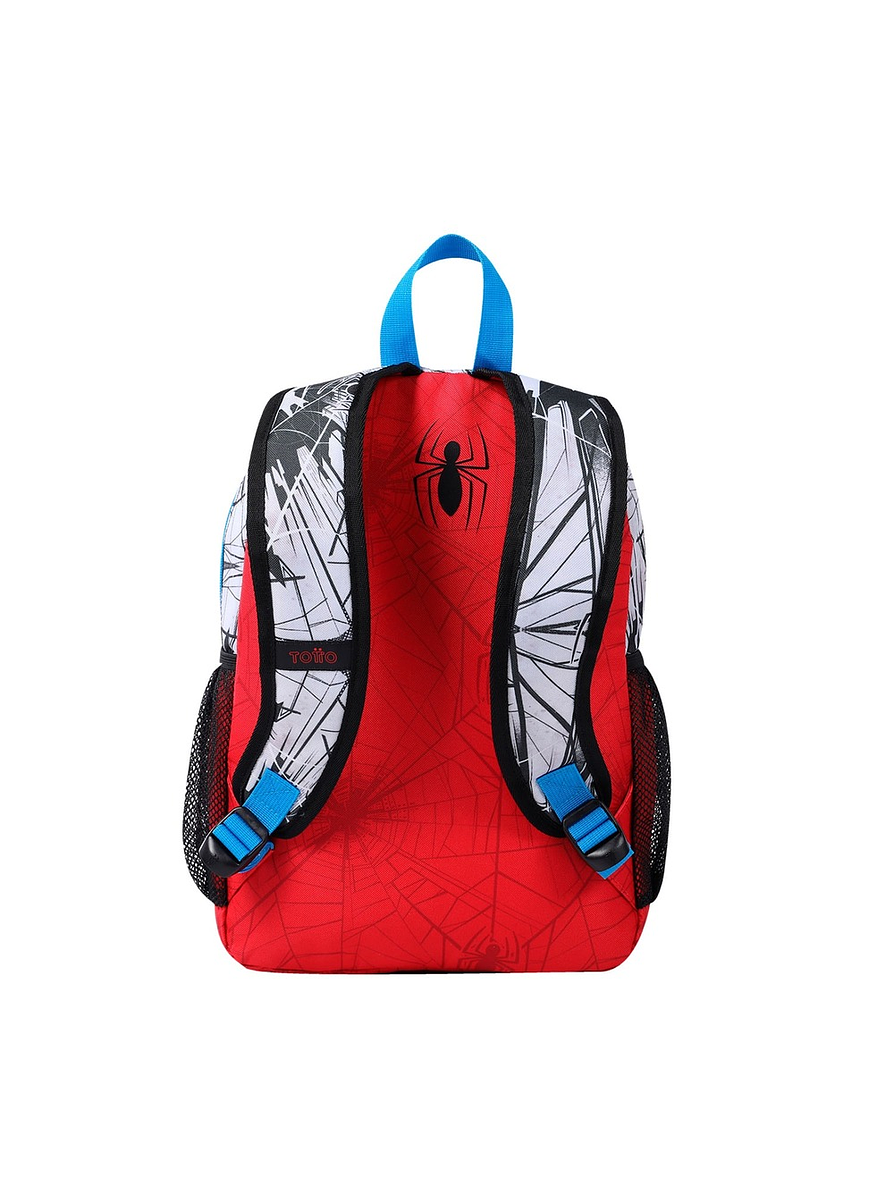 Morral Totto Para Niño Spiderman City M Blanco 6