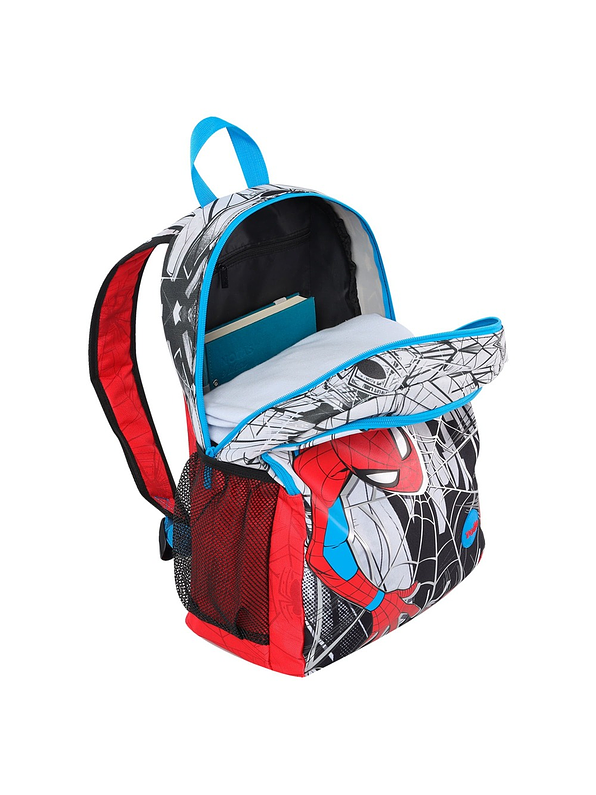 Morral Totto Para Niño Spiderman City M Blanco 2