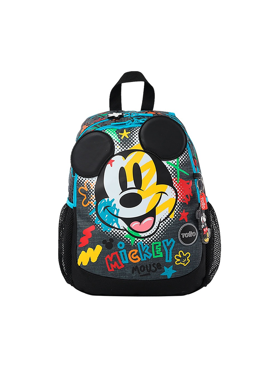 Morral Totto Para Niño Mickey S Gris 1