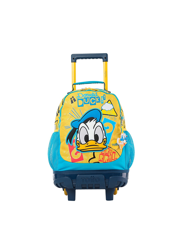 Morral Totto Con Ruedas Niño Bomper Donald M amarillo 1