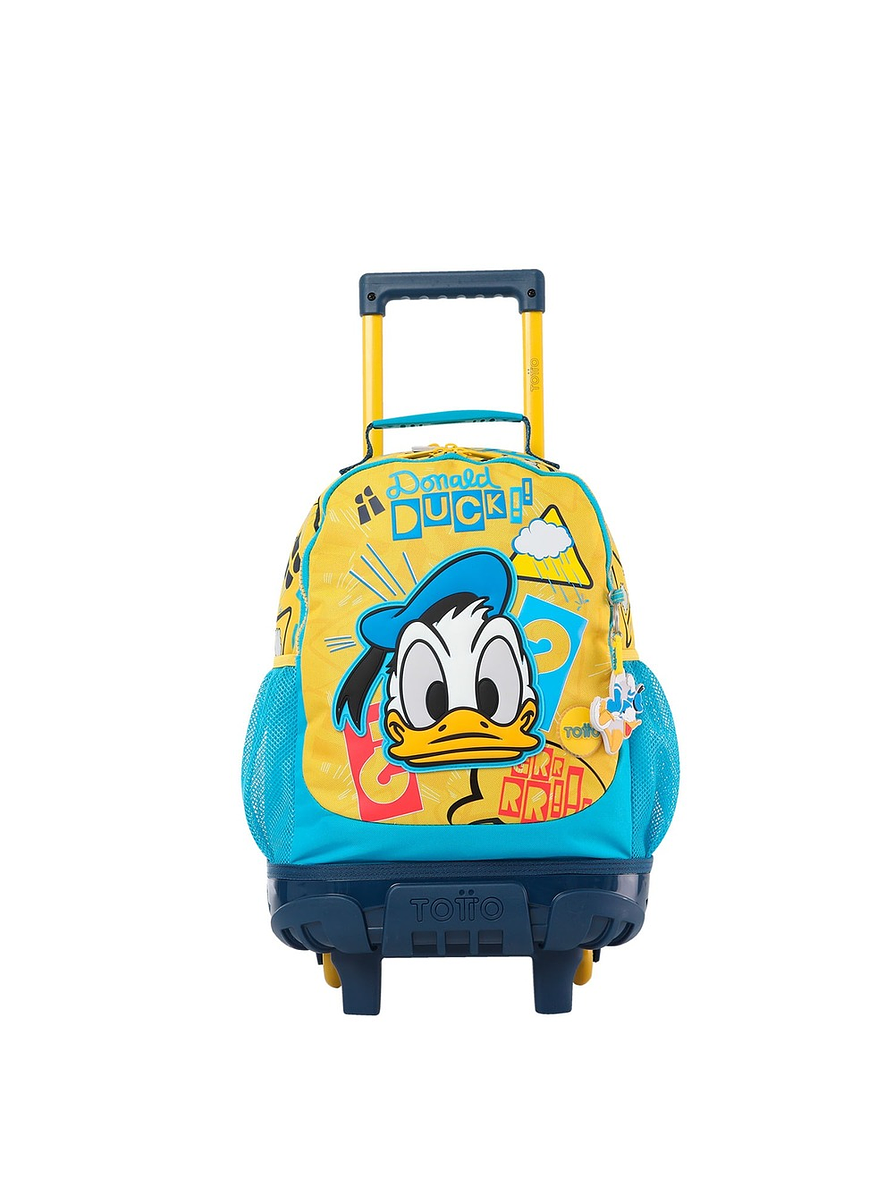 Morral Totto Con Ruedas Niño Bomper Donald M amarillo 1