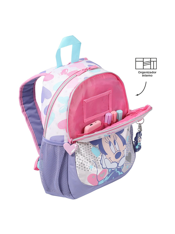 Morral Totto Para Niña Minnie S Blanco 5