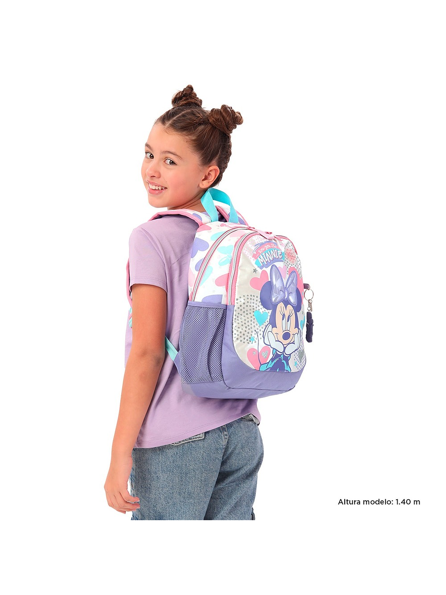 Morral Totto Para Niña Minnie S Blanco 3