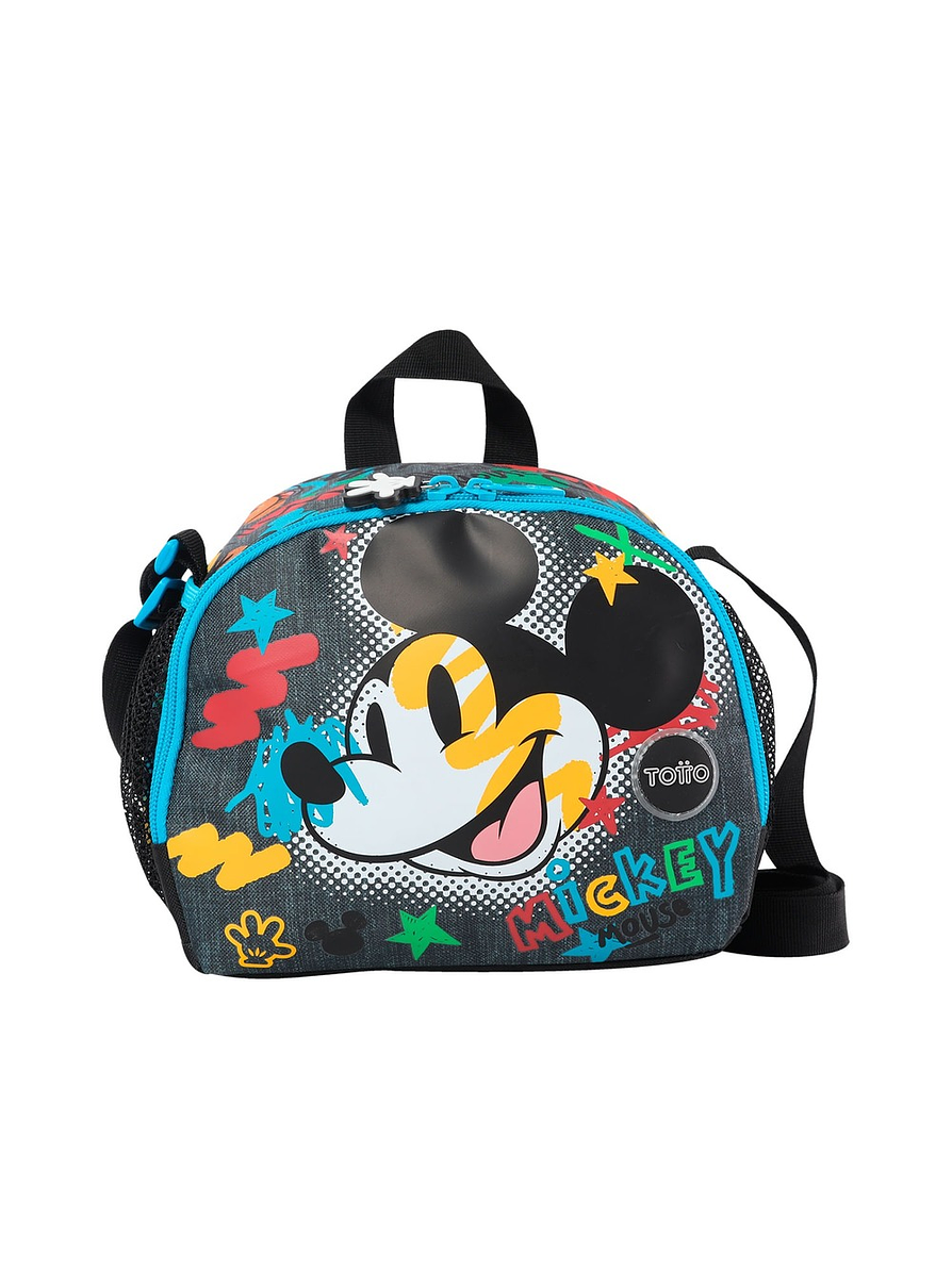 Lonchera Totto Para Niño Mickey Gris 1