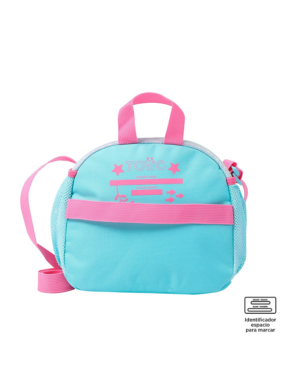 Lonchera Totto Para Niña Pink Ocean Azul 5