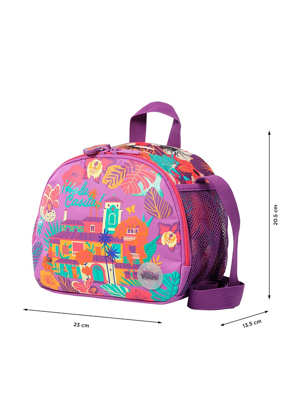 Lonchera Totto Para Niña Encanto Paradise Morada 3