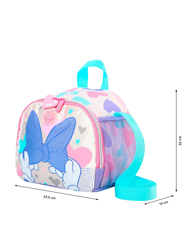 Lonchera Totto Para Niña Lonchera Minnie Blanca 3