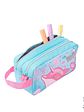 Cartuchera Totto Para Niña Pink Ocean Azul - Miniatura 2