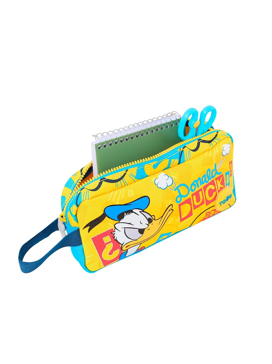 Cartuchera Totto Para Niño Donald Amarillo 2