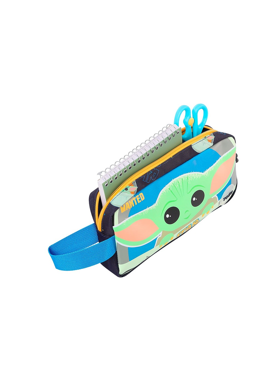 Cartuchera Totto Para Niño Grogu Azul 2