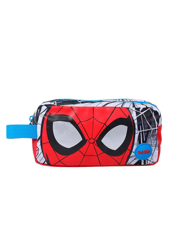 Cartuchera Totto Para Niño Spiderman City blanco 1