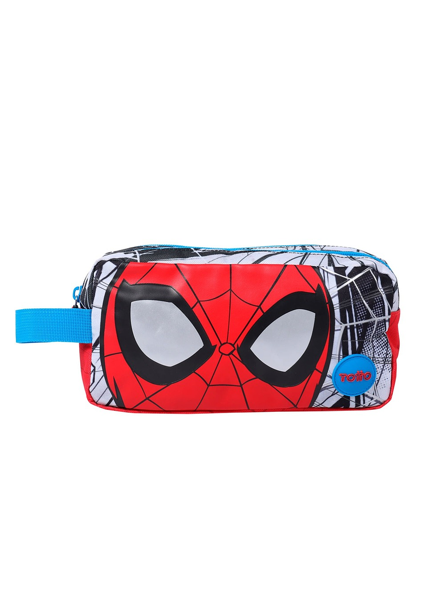 Cartuchera Totto Para Niño Spiderman City blanco 1