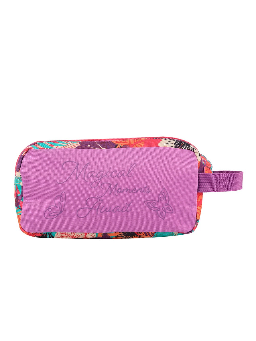 Cartuchera Totto Para Niña Encanto Paradise Morado 4