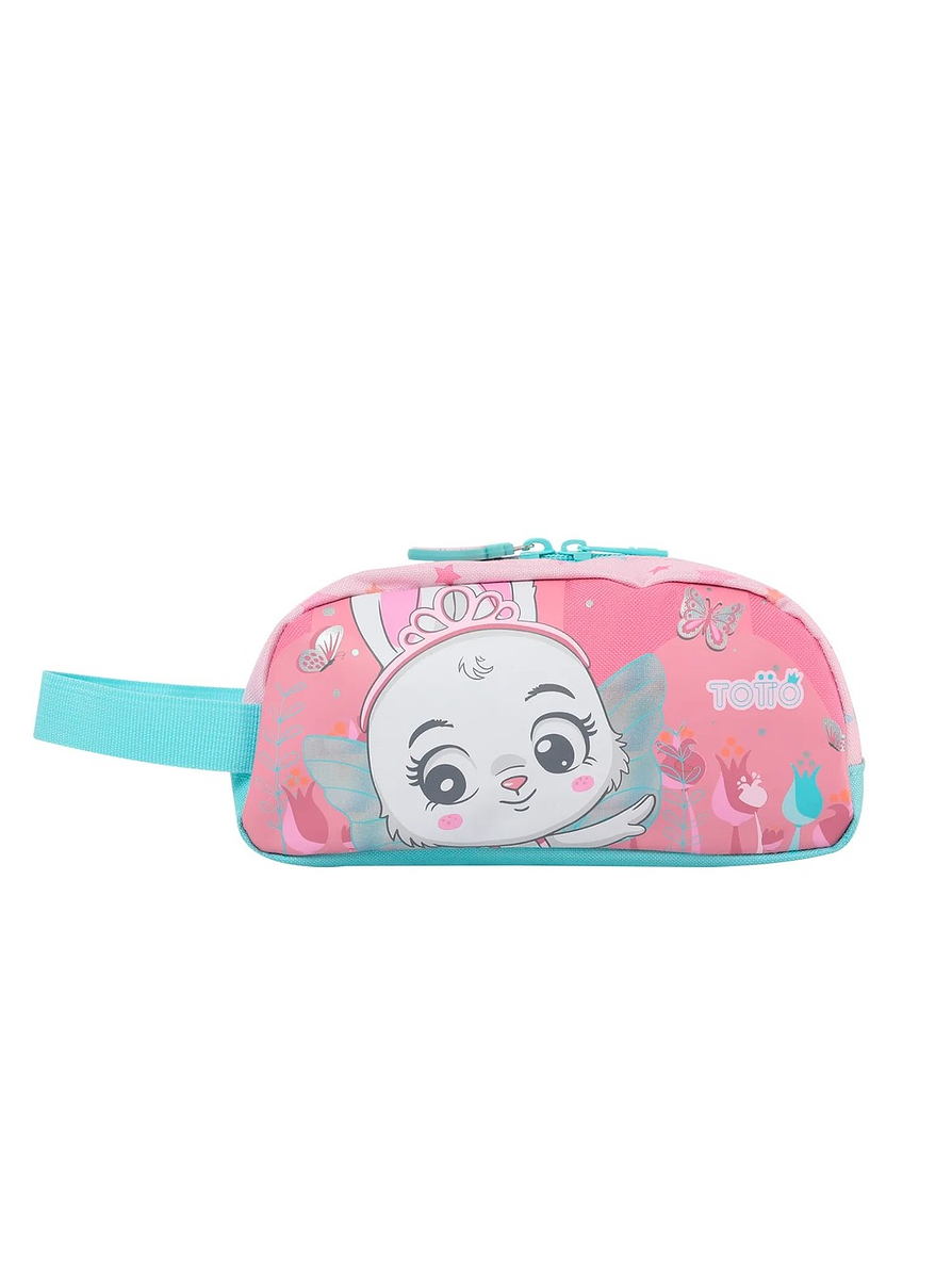 Cartuchera Totto Para Niña Dancing Rabbit Rosa  1
