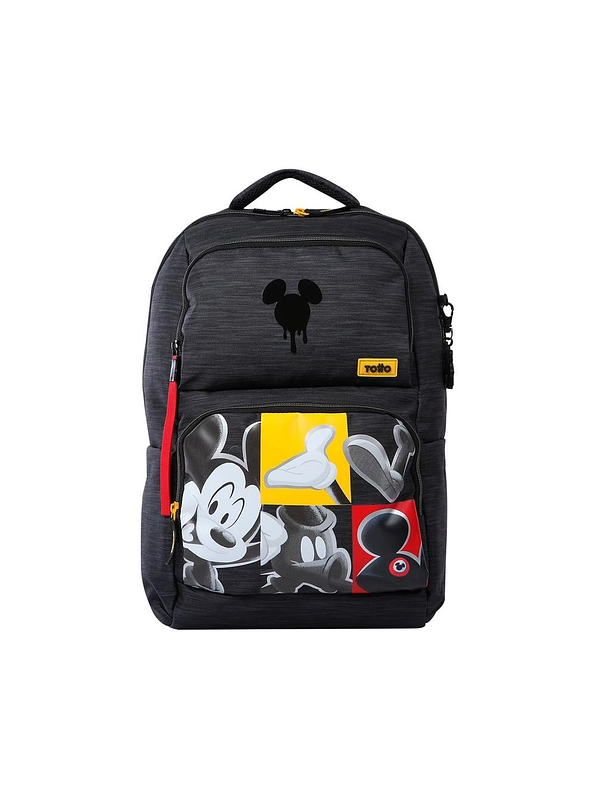 Morral Totto Mickey Cm Charcoal Mix  1